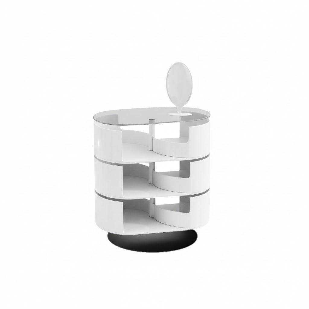 Set Infinity Table + Lovino Weiß – Design-Tisch und Organizer