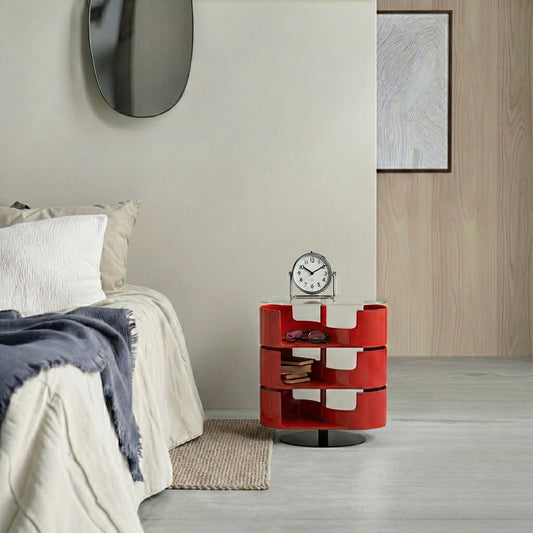 Infinity Table Rosso - Tavolino di design