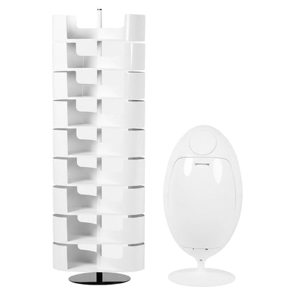 Conjunto Ovetto ABS + Infinity Blanco - Papelera y zapatero de diseño