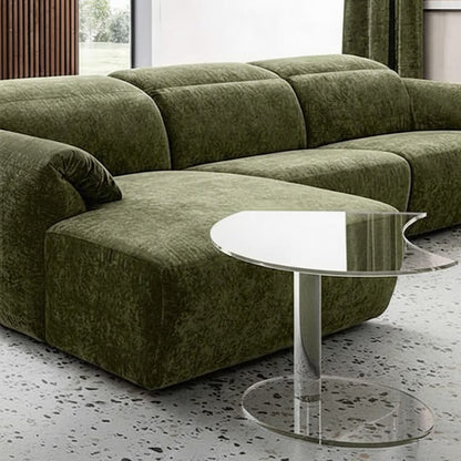 Kaleido Crescent Transparent – Table d’appoint design