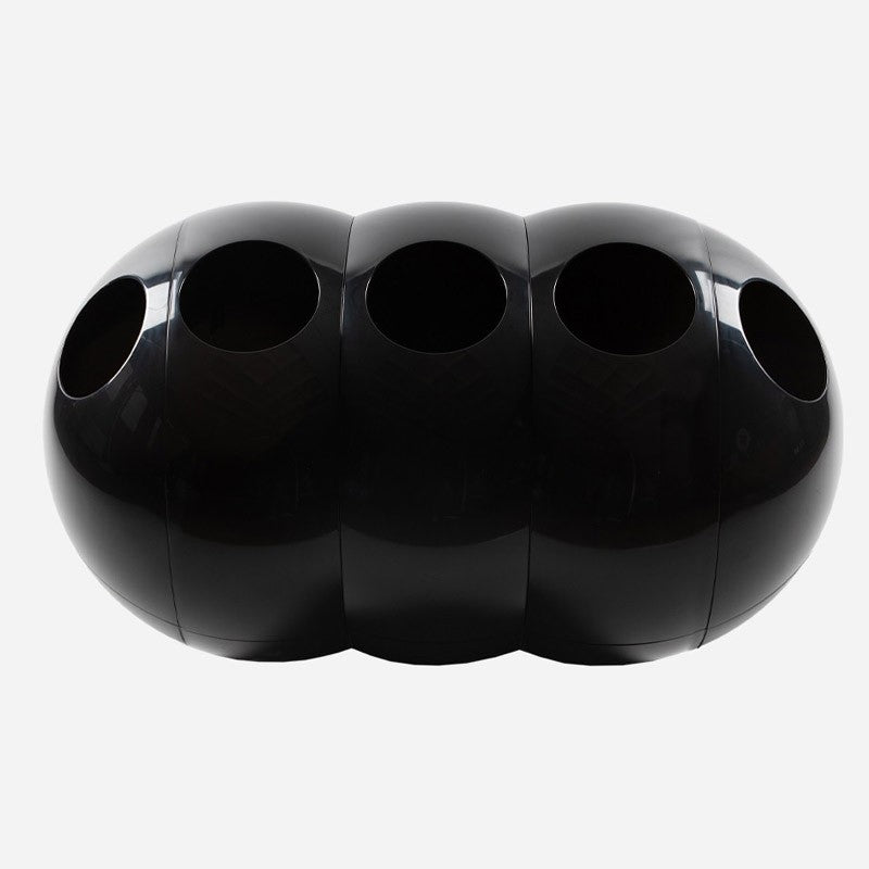 Sfera Modular SC3L2 ABS Natural Black - Pattumiera di design- SoldiDesign