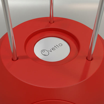 Ovetto ABS Rosso - Pattumiera di design per la raccolta differenziata